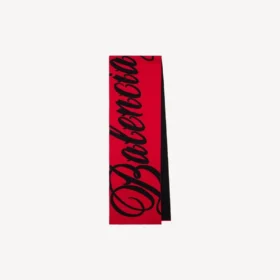 Écharpe « Big B » pour homme, rouge/noir