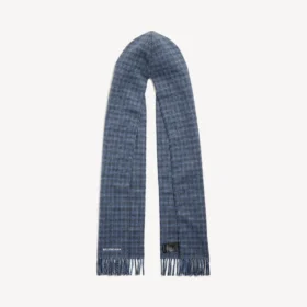 Écharpe à capuche pour homme, bleue