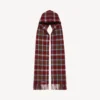 Écharpe à capuche pour homme, bordeaux