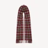 Écharpe à capuche pour homme, bordeaux