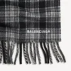 Écharpe à capuche pour homme, couleur grise