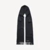 Écharpe à capuche pour homme, noir délavé