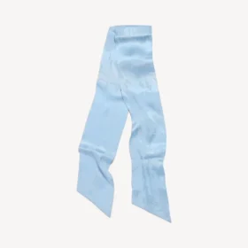 Écharpe crayon délavée pour femme, bleu ciel