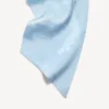 Écharpe crayon délavée pour femme, bleu ciel