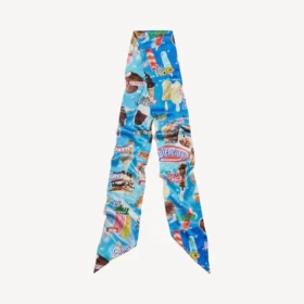 Écharpe « Sweet Treat » pour femme, bleue