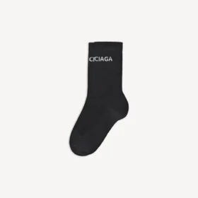 Chaussettes Balenciaga pour homme, noires