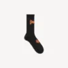 Chaussettes Balenciaga Sacra Cœur pour homme, noir/jaune Chaussettes Balenciaga Sacra Cœur pour homme, noir/jaune