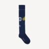 Chaussettes longues pour homme avec écusson de la Marine, couleur bleu marine Chaussettes longues pour homme avec écusson de la Marine, couleur bleu marine