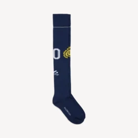 Chaussettes longues pour homme avec écusson de la Marine, couleur bleu marine