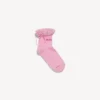 Chaussettes à nœud pour femme, rose/rouge Chaussettes à nœud pour femme, rose/rouge