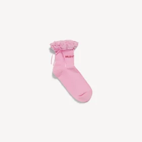 Chaussettes à nœud pour femme, rose/rouge Chaussettes à nœud pour femme, rose/rouge