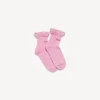 Chaussettes à nœud pour femme, rose/rouge Chaussettes à nœud pour femme, rose/rouge