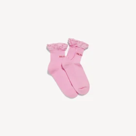 Chaussettes à nœud pour femme, rose/rouge Chaussettes à nœud pour femme, rose/rouge