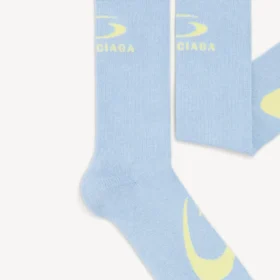 Chaussettes sportives pour homme « Loop » aux couleurs de l&rsquo;icône, en bleu/jaune