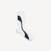 Chaussettes techniques pour homme « techwear » en blanc/bleu marine