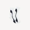 Chaussettes techniques pour homme « techwear » en blanc/bleu marine