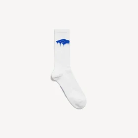 Chaussettes « Wet Brush » pour homme, blanc/bleu