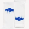 Chaussettes « Wet Brush » pour homme, blanc/bleu Chaussettes « Wet Brush » pour homme, blanc/bleu