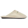 Chaussons d&rsquo;intérieur en cuir de veau « Beige » 736288WB7212010