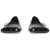 Chaussures anatomiques « Cuir d&rsquo;agneau souple noir brillant » 714260WBCW01000