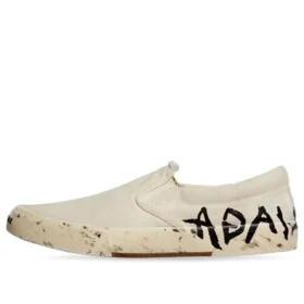 Chaussures basses à enfiler Paris « Coton blanc délavé » 710295W3RR59010