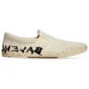 Chaussures basses à enfiler Paris « Coton blanc délavé » 710295W3RR59010