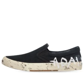 Chaussures basses à enfiler Paris « Washed Black Cotton » 710297W3RR51099