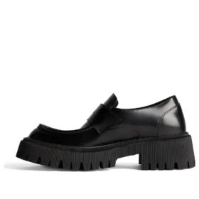 Chaussures de Tractor « Cuir de veau lisse noir » 760439WA8E91000
