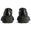 Chaussures de Tractor « Cuir de veau lisse noir » 760439WA8E91000