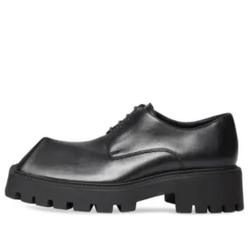 Chaussures Derbies Rhino « Black Smooth Calfskin » 712391WBB501000