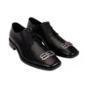 Chaussures en cuir Rim Derbies « Noir » 712642WA8E11081