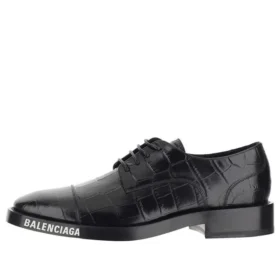 Chaussures plates Derbies pour homme « Black » 590716WBBV41090