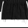 Chemise asymétrique déstructurée 23SS « Black » 720102TNP041000
