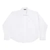Chemise BB Classic Balenciaga, coupe classique « Blanc » 796978TNM609000