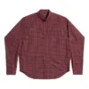 Chemise à carreaux à manches longues, coupe ample « Rouge » 658929TKM386167