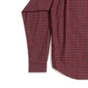Chemise à carreaux à manches longues, coupe ample « Rouge » 658929TKM386167