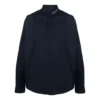 Chemise à col logo, manches longues et boutons « Navy » 671586TYB184100