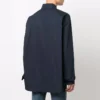 Chemise à col logo, manches longues et boutons « Navy » 671586TYB184100