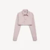 Chemise courte pour femme, rose poudré Chemise courte pour femme, rose poudré