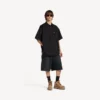 Chemise de travail à manches courtes pour homme, noire Chemise de travail à manches courtes pour homme, noire