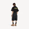Chemise de travail à manches courtes pour homme, noire Chemise de travail à manches courtes pour homme, noire