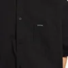Chemise de travail à manches courtes pour homme, noire Chemise de travail à manches courtes pour homme, noire