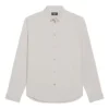Chemise en coton coupe large « Cement Grey » 681688TKM102967