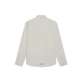 Chemise en coton coupe large « Cement Grey » 681688TKM102967