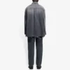 Chemise en Denim déchiré SS21 pour homme, noire 657610TBP191090