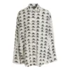 Chemise en popeline BB Icon « Blanc Noir » 733755TNL889040