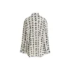 Chemise en popeline BB Icon « Blanc Noir » 733755TNL889040