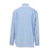 Chemise en popeline de coton avec logo dans le dos « Light Blue » 508465TWB044850