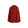 Chemise et T-shirt à carreaux « Trompe-l’œil » « Red Navy » 699371TNM256167