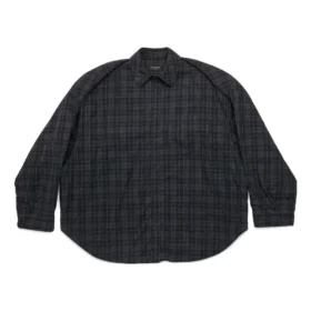 Chemise à manches amovibles, coupe ample « Grey » 751728TOM172952